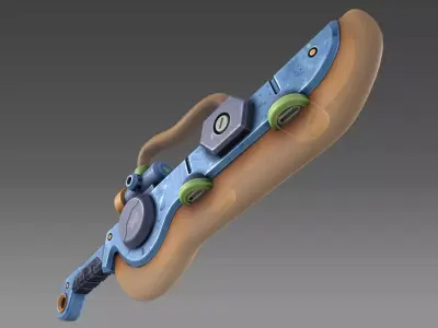 Sword Low-poly 3D model order