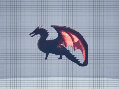 Dragon 3D model shop