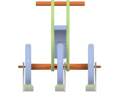 Skicycle kids bike concept 3D model