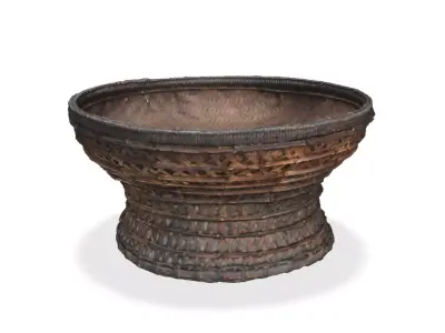bamboo basket 3D model purchase