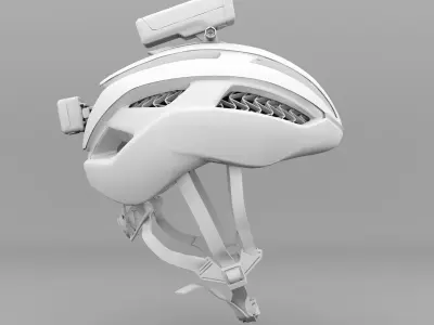 Casco de  bicicleta - bike helmet 3D model