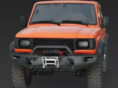 Realistic Sport SUV 3D Model Low-poly 3D model