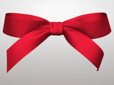 Gift Bow 2v PBR 3D model