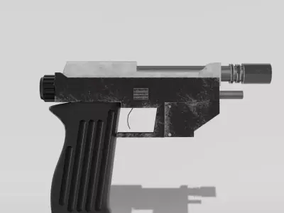 Star Wars Pistol  Low-poly 3D model