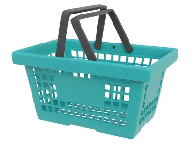 Shopping basket 05 3D model