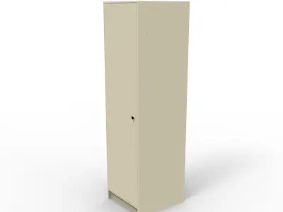 Tall Cabinet Low-poly 3D model