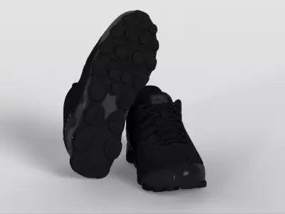 Reax 8 TR Style Training Shoes Gym Sneakers  Unity Game Ready Low-poly 3D model