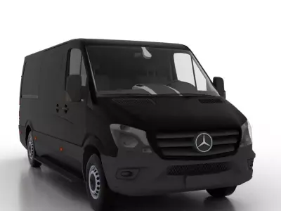 Mercedes Benz Sprinter L2H1 2015 Cargo EU 3D model
