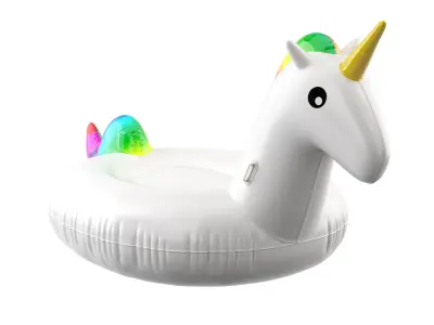 Inflatable Party Tube Swimming Unicorn 3D model