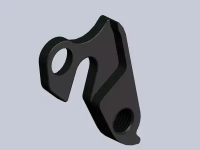 Dropout swivel hook 3D model