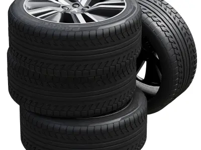 Peugeot wheels 3D model by zifir3d
