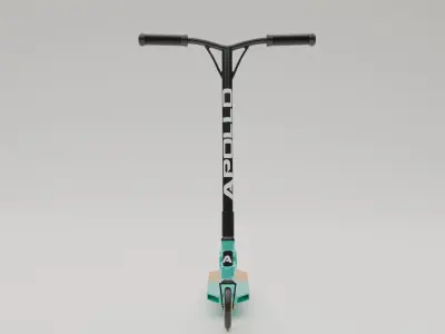 Electric Scooter Low-poly 3D model