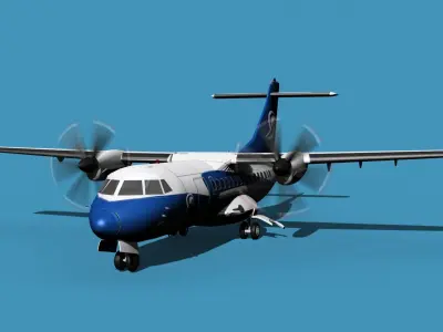 ATR-42-320 Aerogaviota 3D model