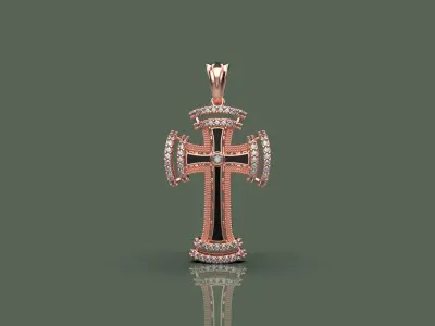 Jewelry Cross 3D print model