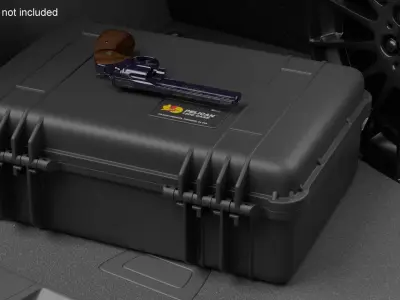 Pelican Firearm Storage Box with Lock 3D model