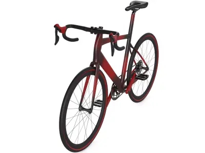 Aero Road Bike 3D model get