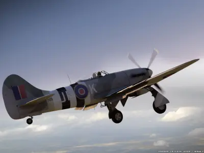 Hawker Tempest 3D model