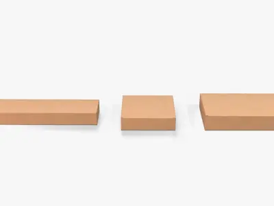 Tuck Top Boxes - Flat Packaging Set 