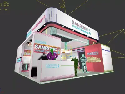 Exhibition - Area - 9X8-3DMAX2012-0117 3D model