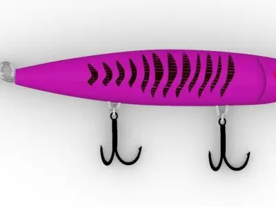 3d model lure fishing 3D model