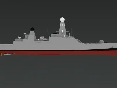 Dong-Dongo Destroyer 3D model