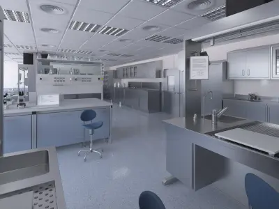 Pathology Laboratory 1 3D model