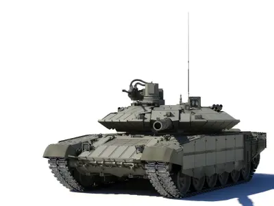 T-90M military tank 3D model