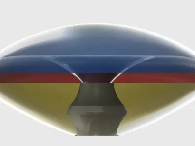 Diagonal compressor for UAV UFO Free 3D print model