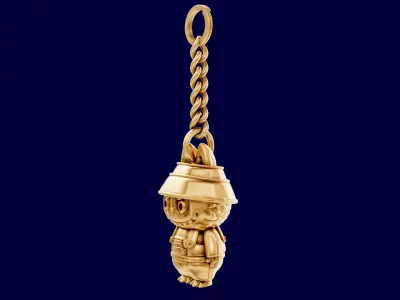 Labubu Key Holder 3D print model