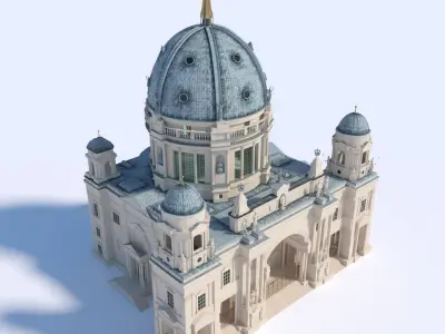 Berlin Cathedral 3D model purchase