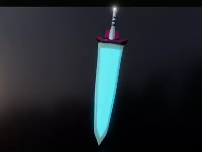 sword 3d model with light Free 3D model purchase