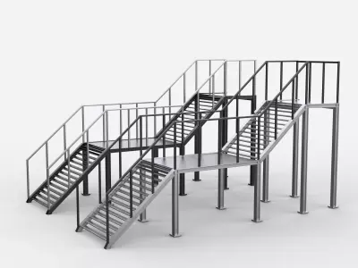 staircase 02 3D model
