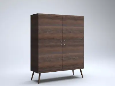 Modern Cabinet Low-poly 3D model purchase