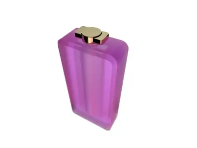 Elegant Glass Perfume Bottle Free 3D model