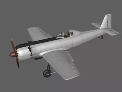 Nakajima Ki-115 Low-poly 3D model