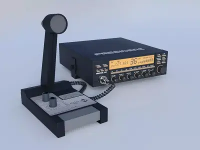 President George CB Radio 3D model