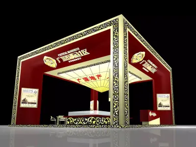 Exhibition - Area - 9X9-3DMAX2009-01 3D model