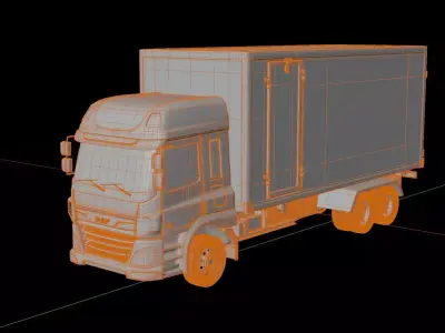 DAF CF 2020 Cargo Truck 3D model