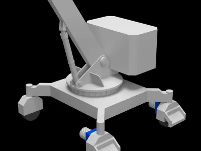 Crane medical 3D model