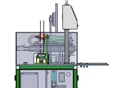 Terminal visual inspection and packaging machine 3D model