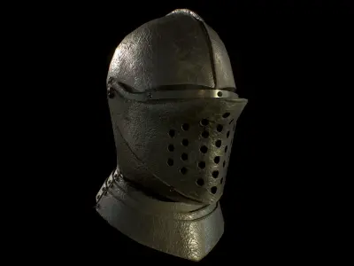 HIE Helmet D200130 Low-poly 3D model