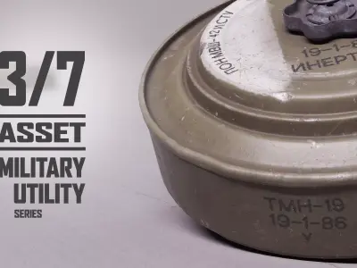 Mine PBR game ready asset Low-poly 3D model Low-poly 3D model