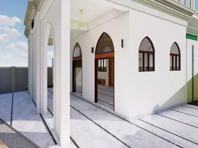 Masjid Mosque  Free 3D model