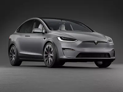 2021 Tesla Model X Plaid 3D model