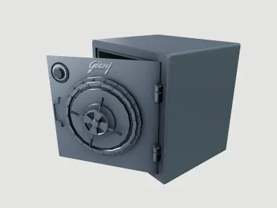 Iron safe 3D model