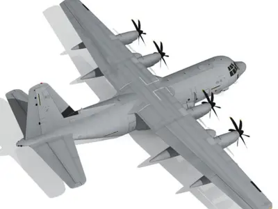 C-130 J 3D model