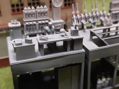 German signal box Lampertsmuchle-Otterbach 1-120 resin 3D print model