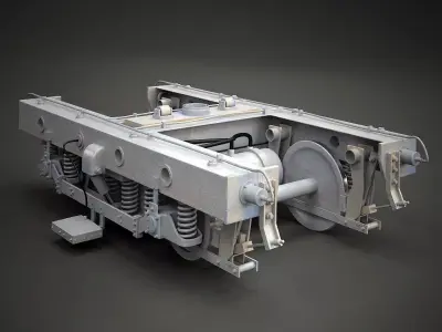 Train Chassis 3D model