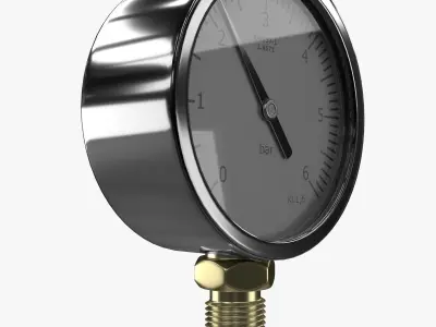 Pressure Gauge 3D model get