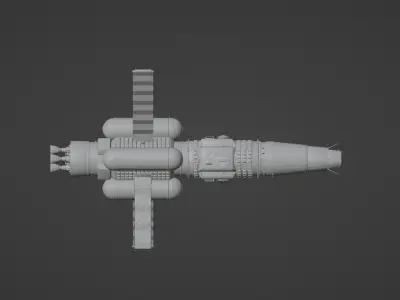 Artemis collection - realistic 3D model of a spaceship 3D model